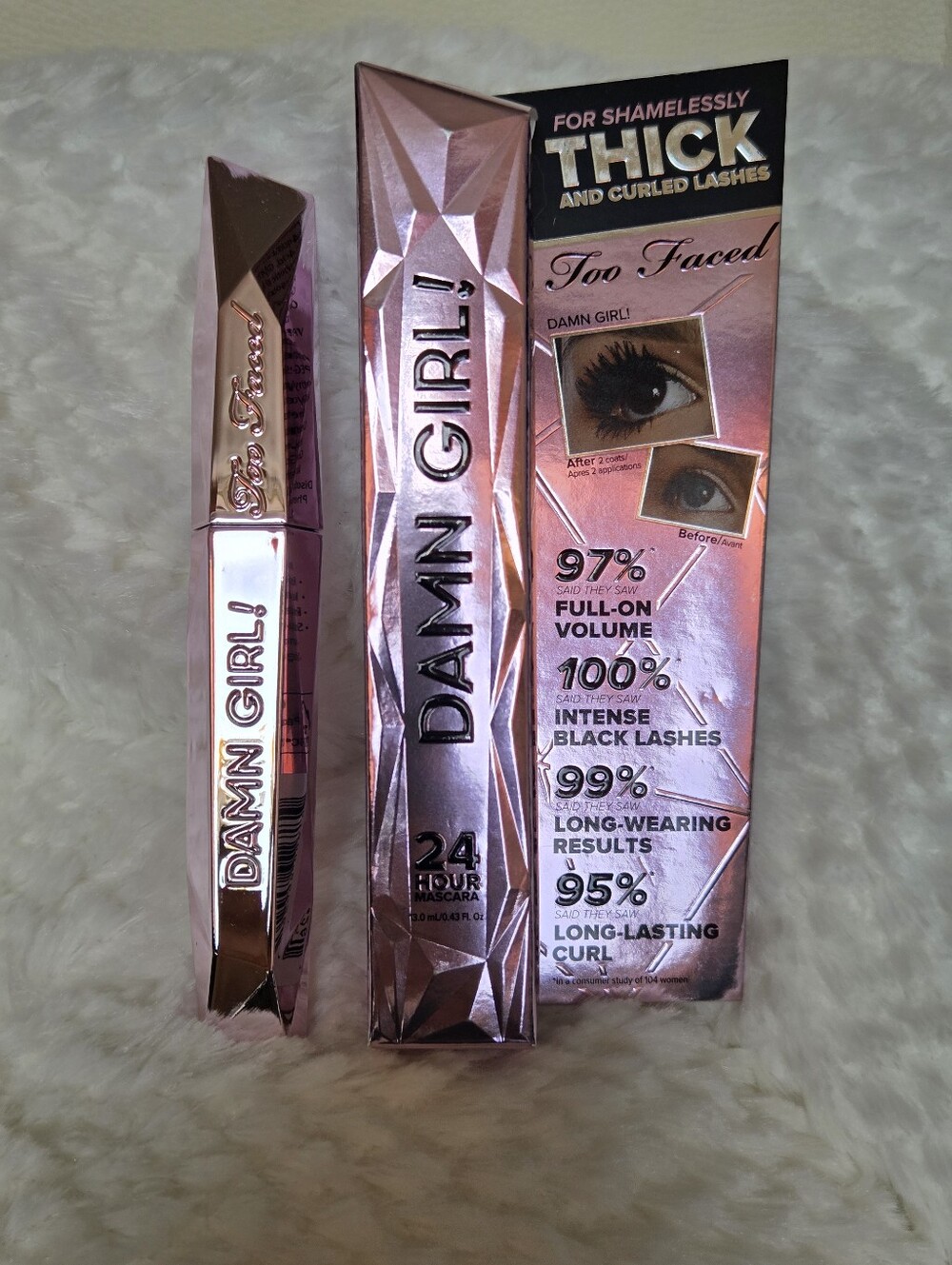 Too Faced Damn Girl! 24-Hour MascaraIntensify, Lift & Curl    0.43 OZ. / 13.0 mL